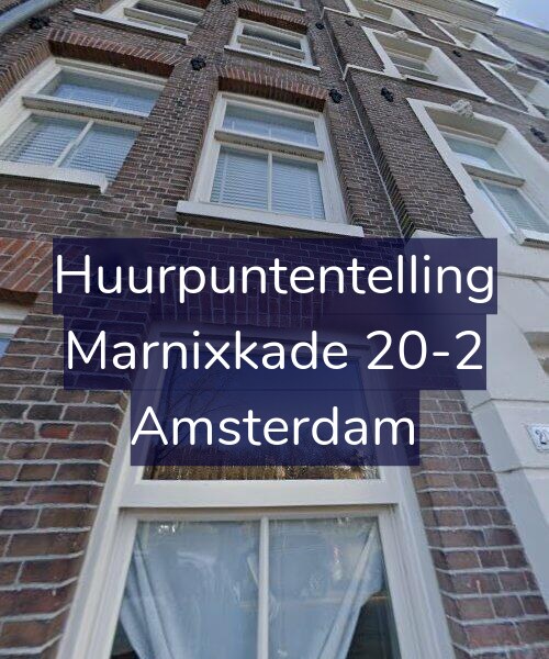 Foto gevel Huurpuntentelling voor Marnixkade 20-2, Amsterdam