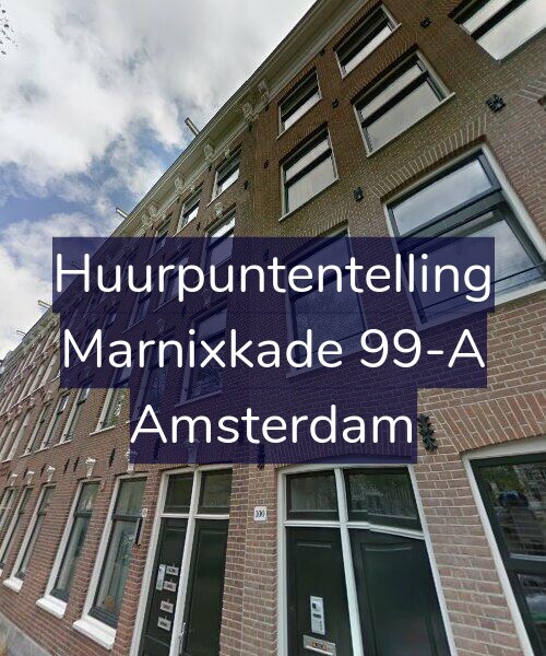 Foto gevel Huurpuntentelling voor Marnixkade 99-A, Amsterdam