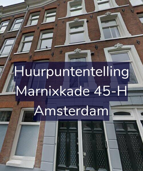 Foto gevel Huurpuntentelling voor Marnixkade 45-H, Amsterdam