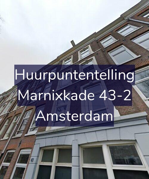 Foto gevel Huurpuntentelling voor Marnixkade 43-2, Amsterdam