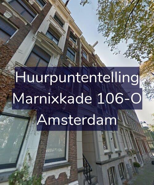 Foto gevel Huurpuntentelling voor Marnixkade 106-O, Amsterdam
