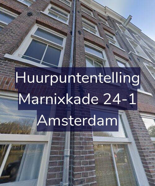 Foto gevel Huurpuntentelling voor Marnixkade 24-1, Amsterdam