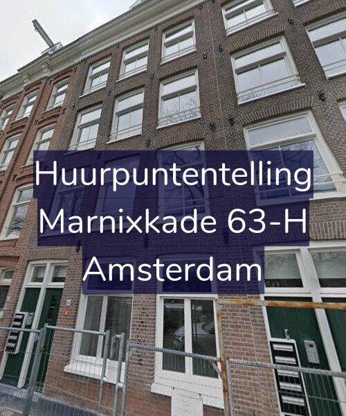 Foto gevel Huurpuntentelling voor Marnixkade 63-H, Amsterdam