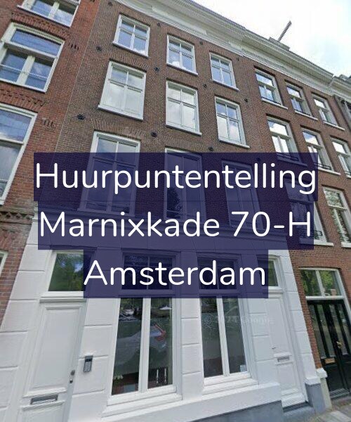 Foto gevel Huurpuntentelling voor Marnixkade 70-H, Amsterdam