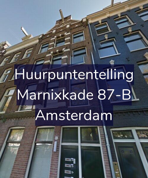 Foto gevel Huurpuntentelling voor Marnixkade 87-B, Amsterdam