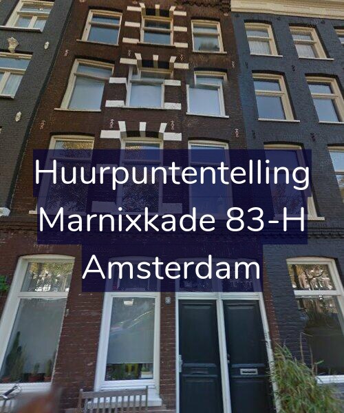 Foto gevel Huurpuntentelling voor Marnixkade 83-H, Amsterdam