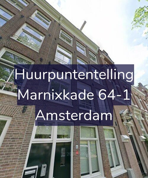 Foto gevel Huurpuntentelling voor Marnixkade 64-1, Amsterdam