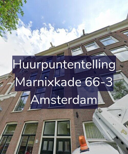 Foto gevel Huurpuntentelling voor Marnixkade 66-3, Amsterdam