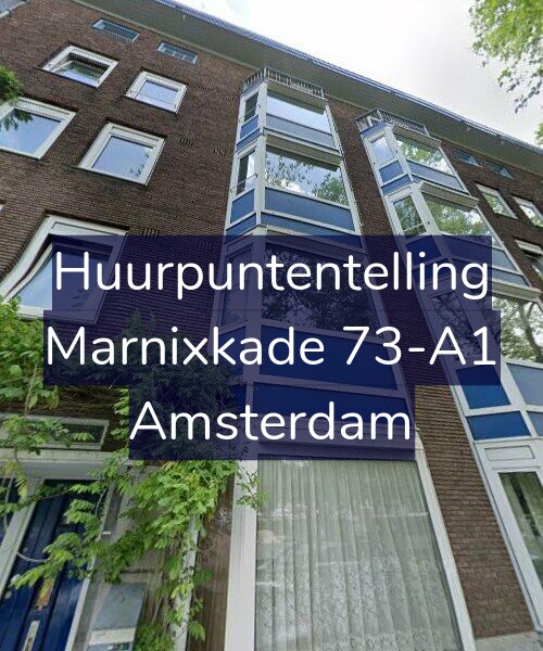Foto gevel Huurpuntentelling voor Marnixkade 73-A1, Amsterdam