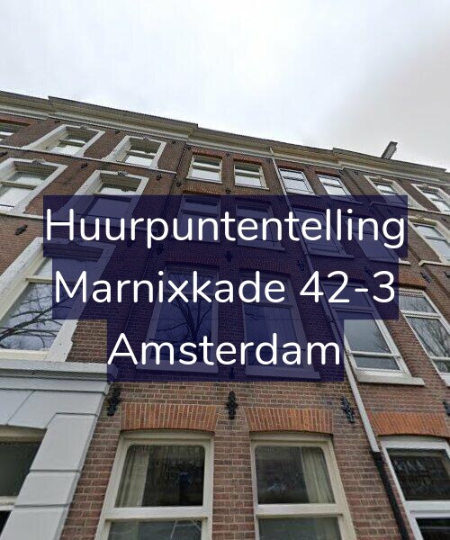 Foto gevel Huurpuntentelling voor Marnixkade 42-3, Amsterdam