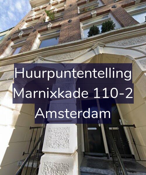 Foto gevel Huurpuntentelling voor Marnixkade 110-2, Amsterdam
