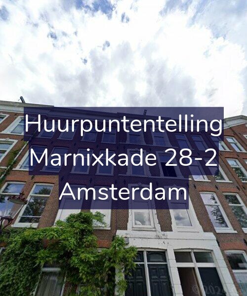 Foto gevel Huurpuntentelling voor Marnixkade 28-2, Amsterdam