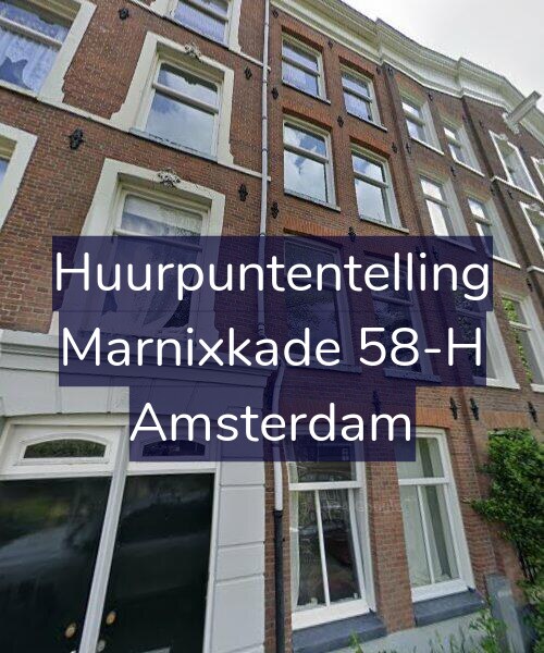 Foto gevel Huurpuntentelling voor Marnixkade 58-H, Amsterdam