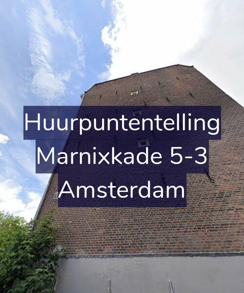 Foto gevel Huurpuntentelling voor Marnixkade 5-3, Amsterdam