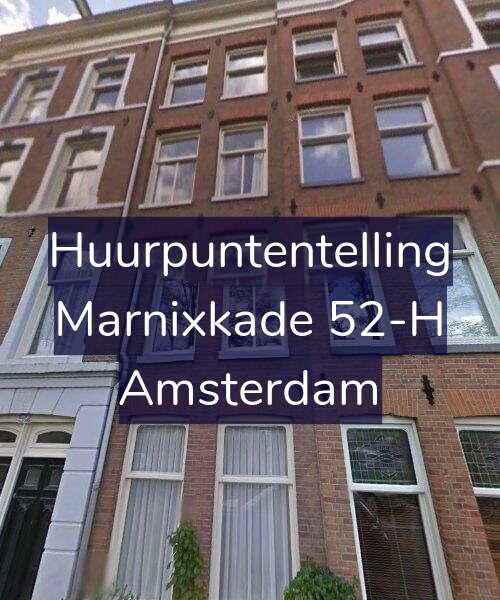 Foto gevel Huurpuntentelling voor Marnixkade 52-H, Amsterdam