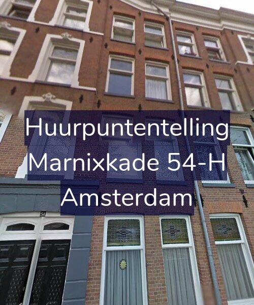 Foto gevel Huurpuntentelling voor Marnixkade 54-H, Amsterdam