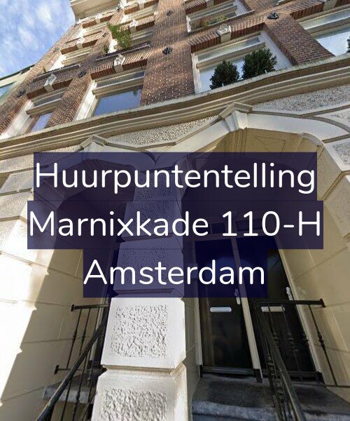 Foto gevel Huurpuntentelling voor Marnixkade 110-H, Amsterdam