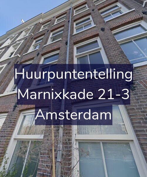Foto gevel Huurpuntentelling voor Marnixkade 21-3, Amsterdam