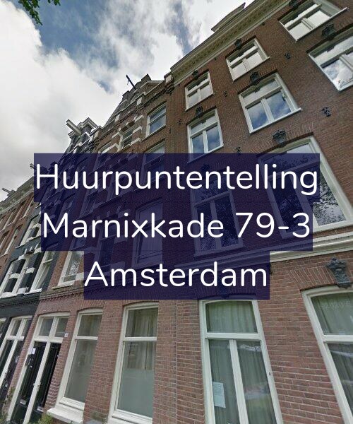 Foto gevel Huurpuntentelling voor Marnixkade 79-3, Amsterdam