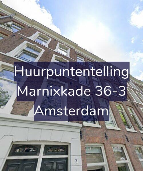 Foto gevel Huurpuntentelling voor Marnixkade 36-3, Amsterdam
