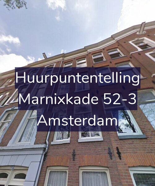 Foto gevel Huurpuntentelling voor Marnixkade 52-3, Amsterdam