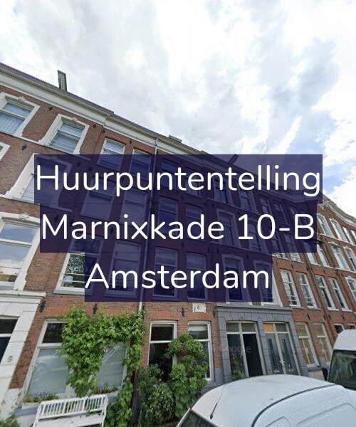 Foto gevel Huurpuntentelling voor Marnixkade 10-B, Amsterdam
