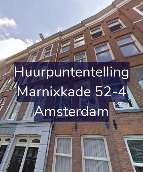 Foto gevel Huurpuntentelling voor Marnixkade 52-4, Amsterdam