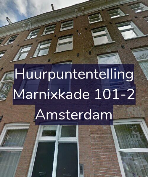 Foto gevel Huurpuntentelling voor Marnixkade 101-2, Amsterdam