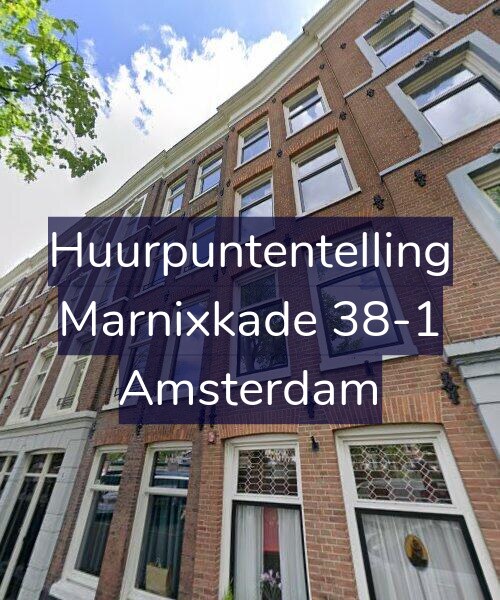 Foto gevel Huurpuntentelling voor Marnixkade 38-1, Amsterdam