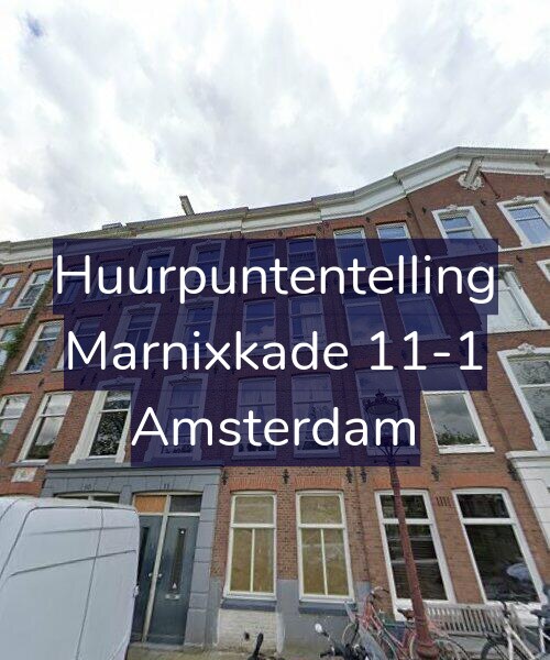 Foto gevel Huurpuntentelling voor Marnixkade 11-1, Amsterdam