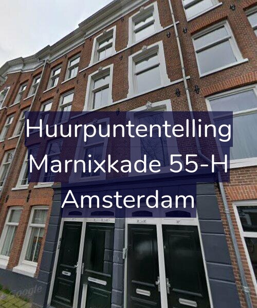 Foto gevel Huurpuntentelling voor Marnixkade 55-H, Amsterdam