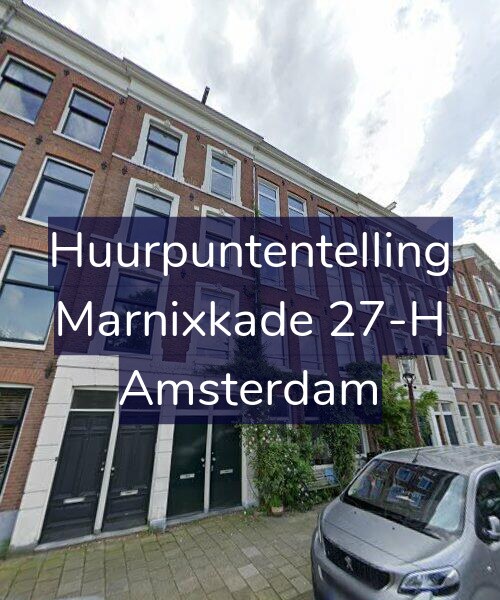 Foto gevel Huurpuntentelling voor Marnixkade 27-H, Amsterdam