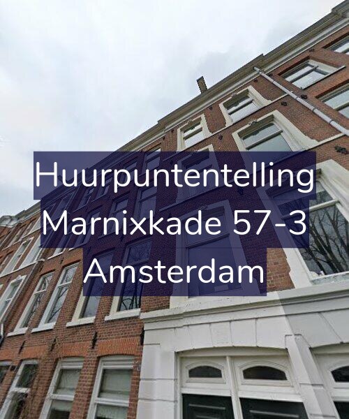 Foto gevel Huurpuntentelling voor Marnixkade 57-3, Amsterdam