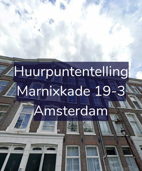 Foto gevel Huurpuntentelling voor Marnixkade 19-3, Amsterdam