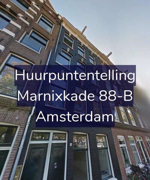 Foto gevel Huurpuntentelling voor Marnixkade 88-B, Amsterdam