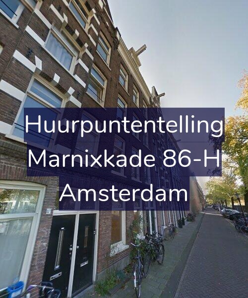 Foto gevel Huurpuntentelling voor Marnixkade 86-H, Amsterdam