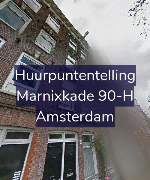 Foto gevel Huurpuntentelling voor Marnixkade 90-H, Amsterdam