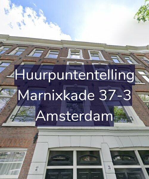 Foto gevel Huurpuntentelling voor Marnixkade 37-3, Amsterdam