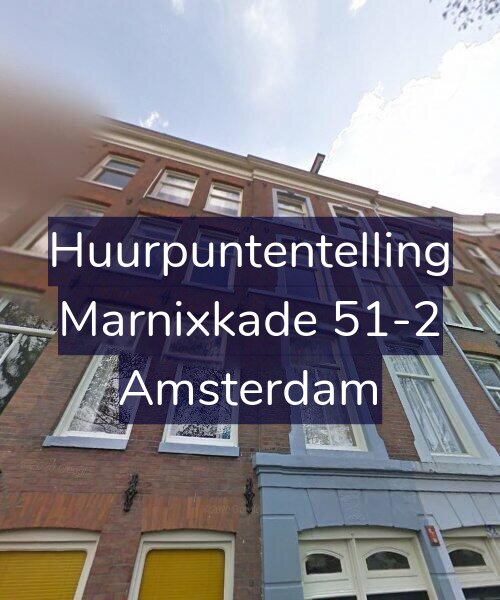 Foto gevel Huurpuntentelling voor Marnixkade 51-2, Amsterdam