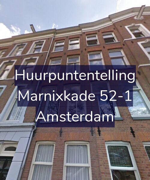 Foto gevel Huurpuntentelling voor Marnixkade 52-1, Amsterdam