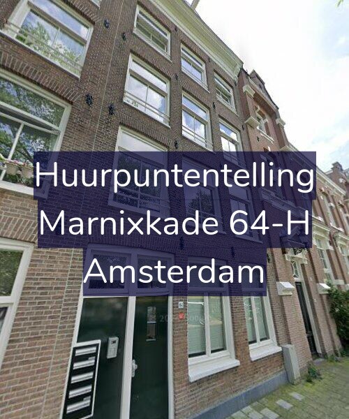 Foto gevel Huurpuntentelling voor Marnixkade 64-H, Amsterdam