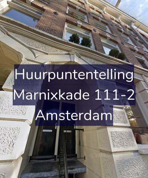 Foto gevel Huurpuntentelling voor Marnixkade 111-2, Amsterdam