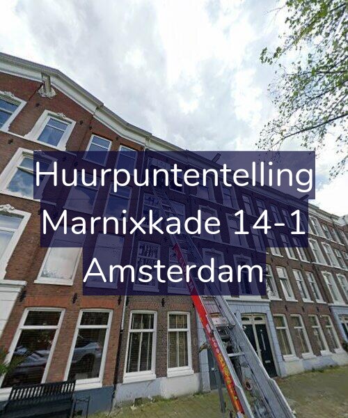 Foto gevel Huurpuntentelling voor Marnixkade 14-1, Amsterdam