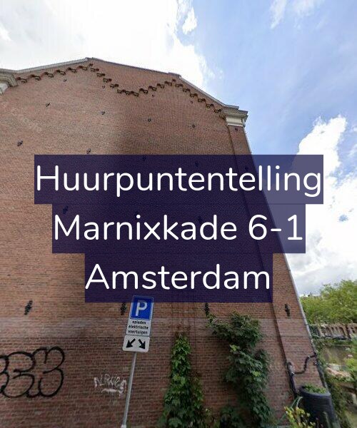 Foto gevel Huurpuntentelling voor Marnixkade 6-1, Amsterdam