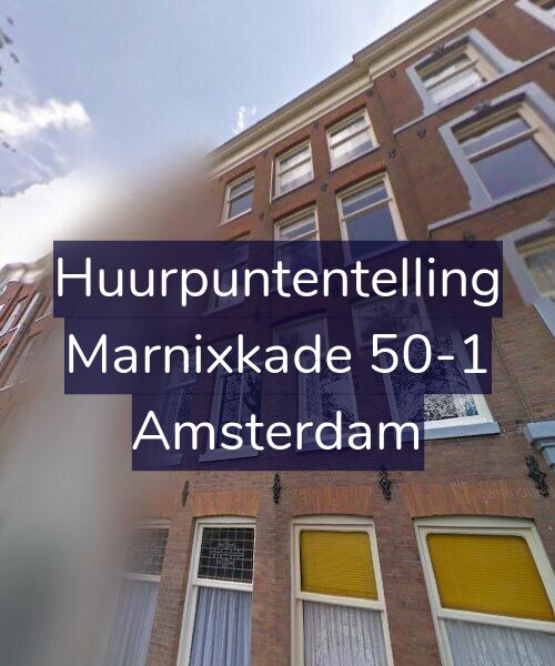 Foto gevel Huurpuntentelling voor Marnixkade 50-1, Amsterdam