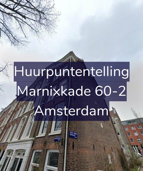 Foto gevel Huurpuntentelling voor Marnixkade 60-2, Amsterdam