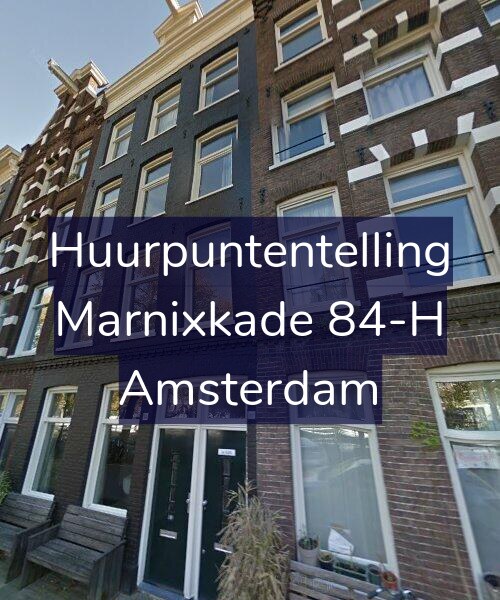 Foto gevel Huurpuntentelling voor Marnixkade 84-H, Amsterdam