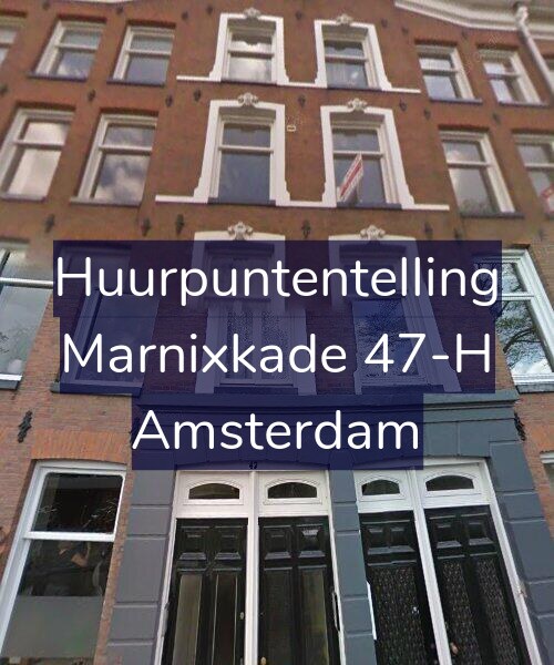 Foto gevel Huurpuntentelling voor Marnixkade 47-H, Amsterdam