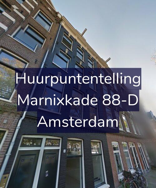 Foto gevel Huurpuntentelling voor Marnixkade 88-D, Amsterdam