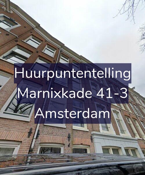 Foto gevel Huurpuntentelling voor Marnixkade 41-3, Amsterdam